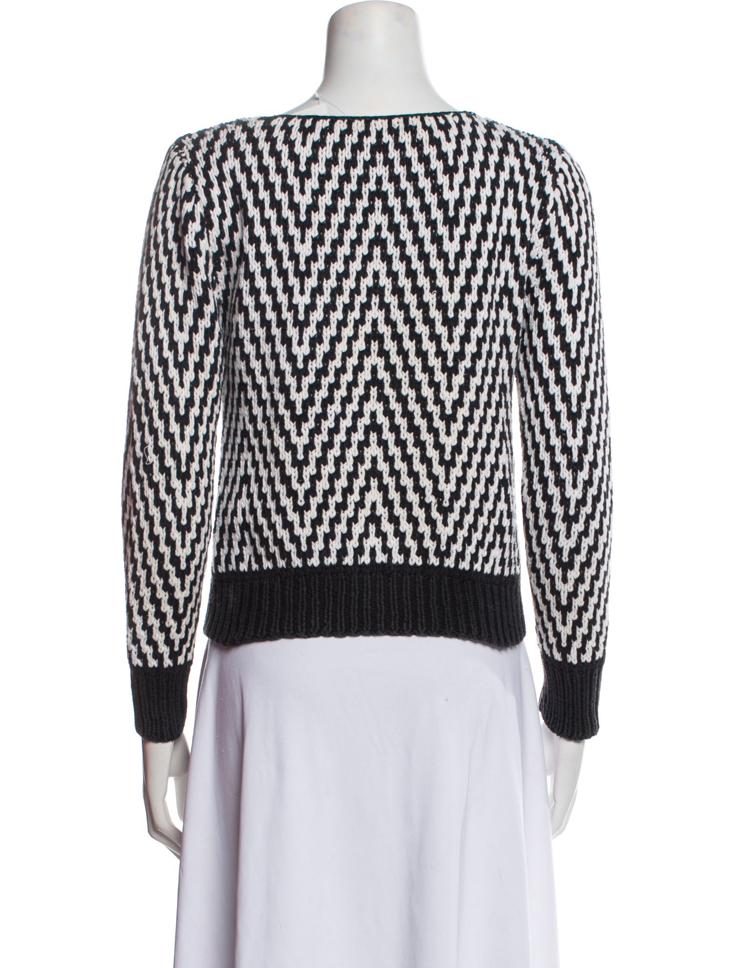 Givenchy Printed Bateau Neckline Sweater